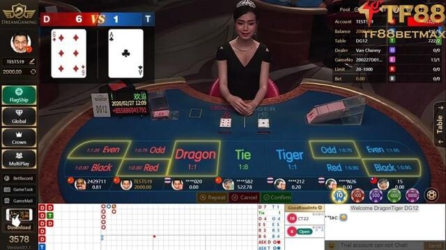 Sảnh cá cược DG Live Casino được đầu tư mạnh mẽ vào game cá cược Casino