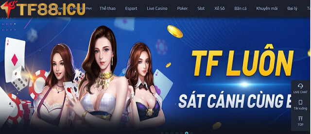 Sảnh cược TF88 live casino được nhiều thành viên đánh giá cao